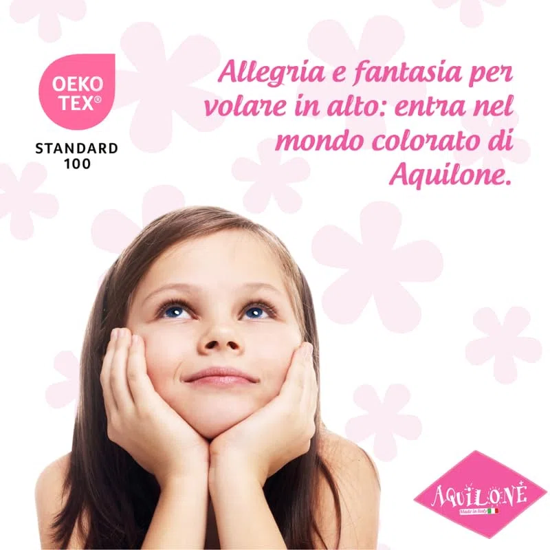 AQUILONE Medias Bella para Recién Nacido, Leotardos Transparentes con Bordado de Corazón para Fiesta – Made in Italy