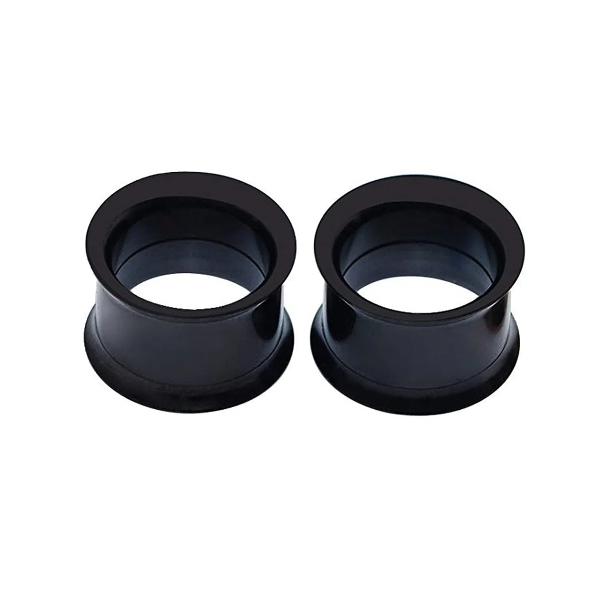 Dilataciones Orejas Kit 2 Tunel Dilatador Oreja 2-30mm,Tunel Dilataciones Acero Inoxidable Redondo Dilatador Masculino Negro