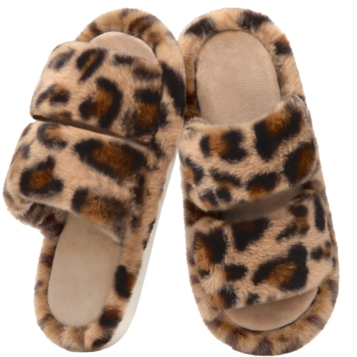 Donpapa Zapatillas de Estar por Casa Mujer Pantuflas Cómodas Cálido con Espuma de Memoria Confort Antideslizantes Interior Exterior