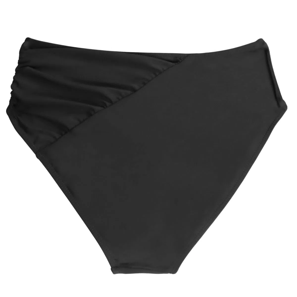 Rayson Braguitas de Bikinis Mujer Cintura Alta Ruched Rayas Parte de Abajo Bikini Vientre Plano Trajes de Baño Mujer