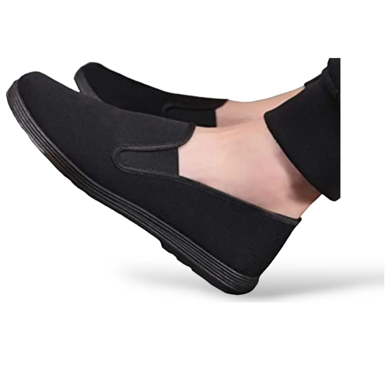 Zapatos Kung Fu Canvas Calzado Tai Chi Wushu Gongfu de Lona para Artes Marciales Chinas Tradicionales Zapatillas Unisex Flexible