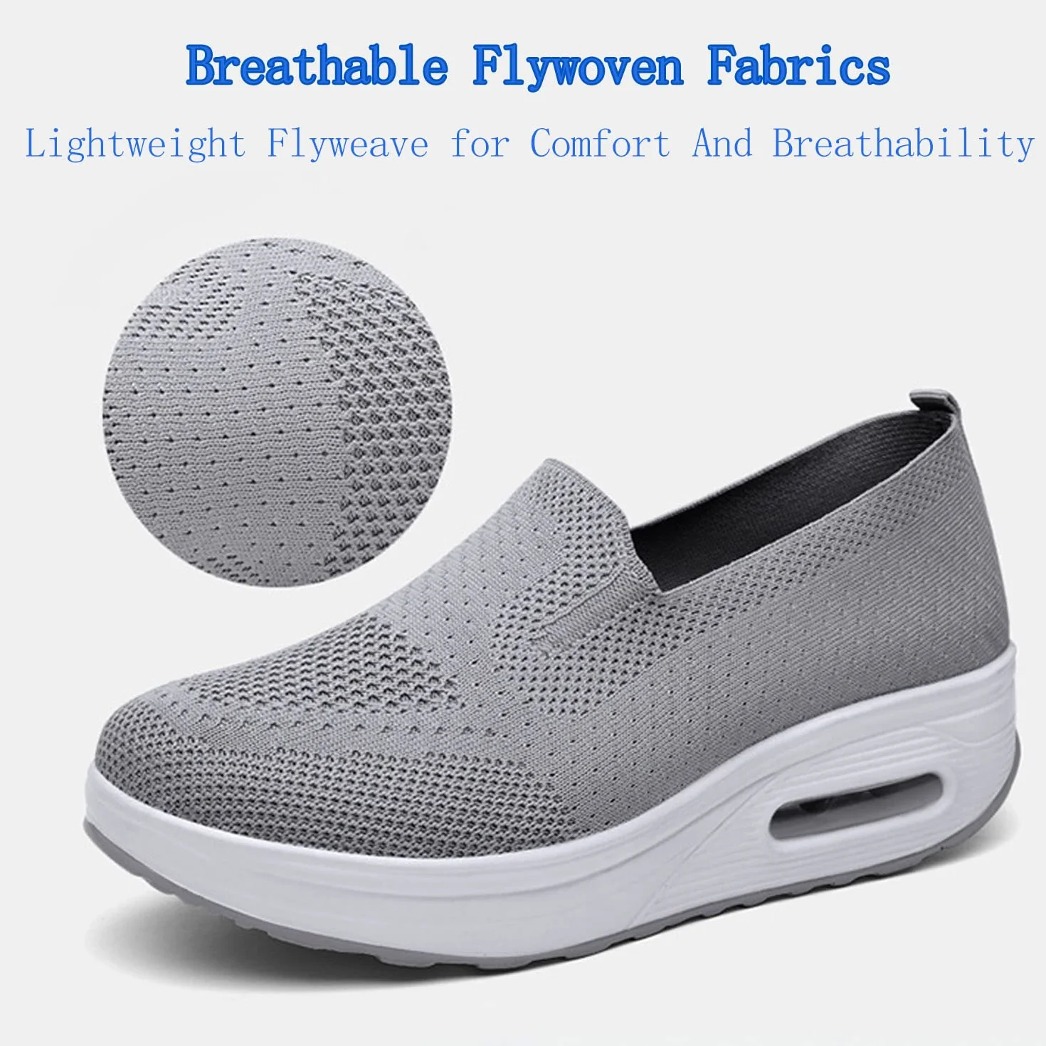 Orthopedic Sneakers Women, Zapatillas OrtopéDicas para Mujer, Zapatos Ortopédicos de Moda, Zapatillas Deportivas con Plataforma elástica de Malla, para Mujer para Caminar, Correr, Trabajar