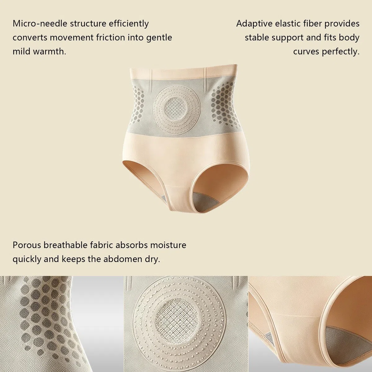 Genérico Pantalones Cortos termogénicos para Esculpir quemagrasas Pantalones Cortos moldeadores de Cuerpo con Control de Barriga de Cintura Alta para Mujeres para Uso Diario Pantalones de Yoga