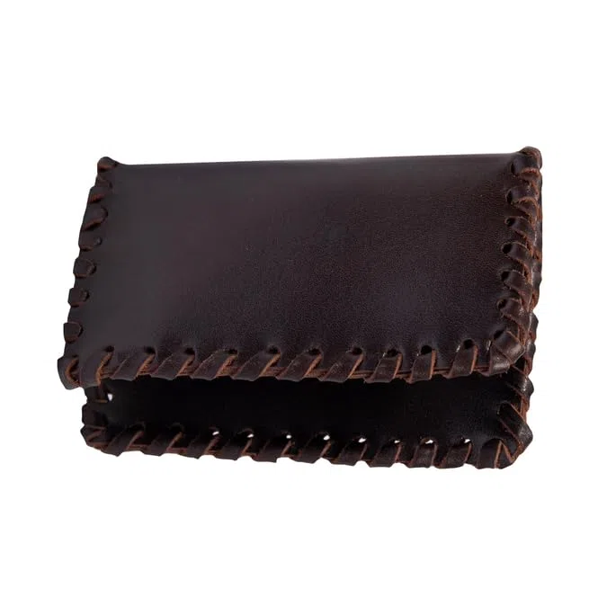 Tarjetero de cuero hecho a mano para mujer y hombre | Cartera pequeña para tarjetas | Hecho a Mano en España