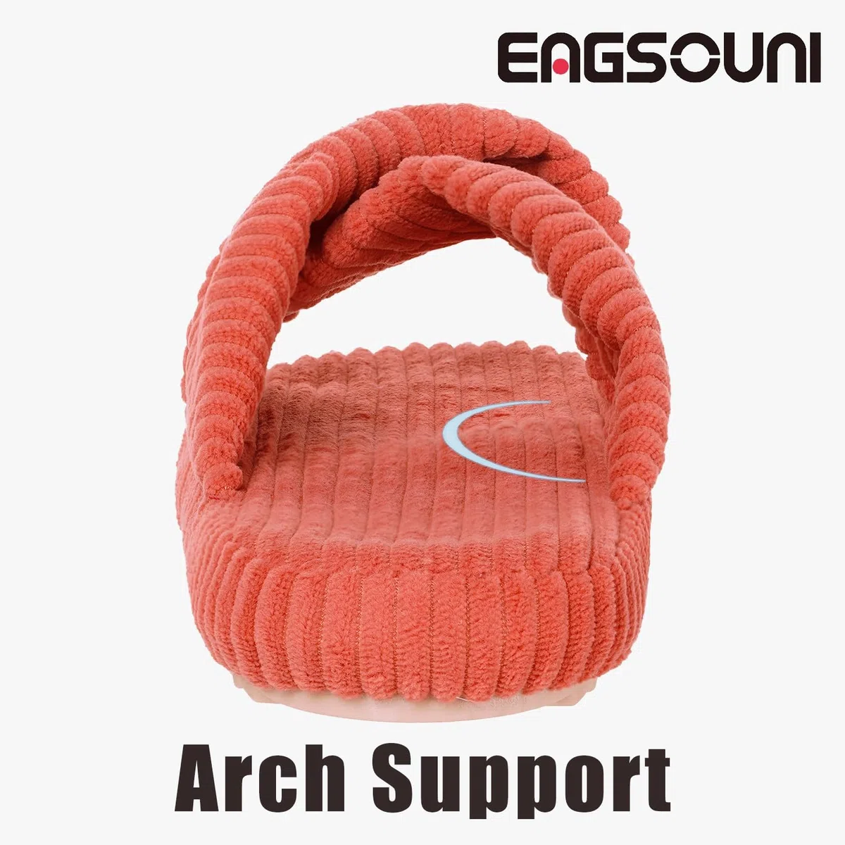Zapatillas Mujer Cómoda Anchos Espuma de Memoria Pantuflas Casa Pana Banda Cruzada Antideslizante Punta Abierta Slippers