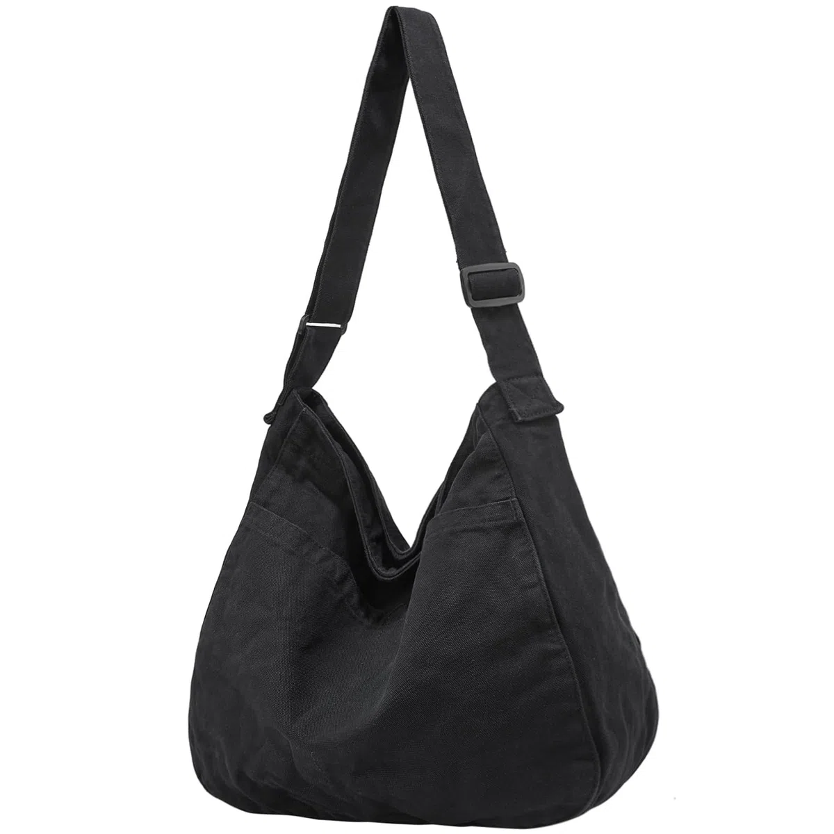 Bolsa de lona casual Hobo bandolera para mujeres y hombres, bolso grande de mensajero, bolsa de mensajero, viaje y trabajo