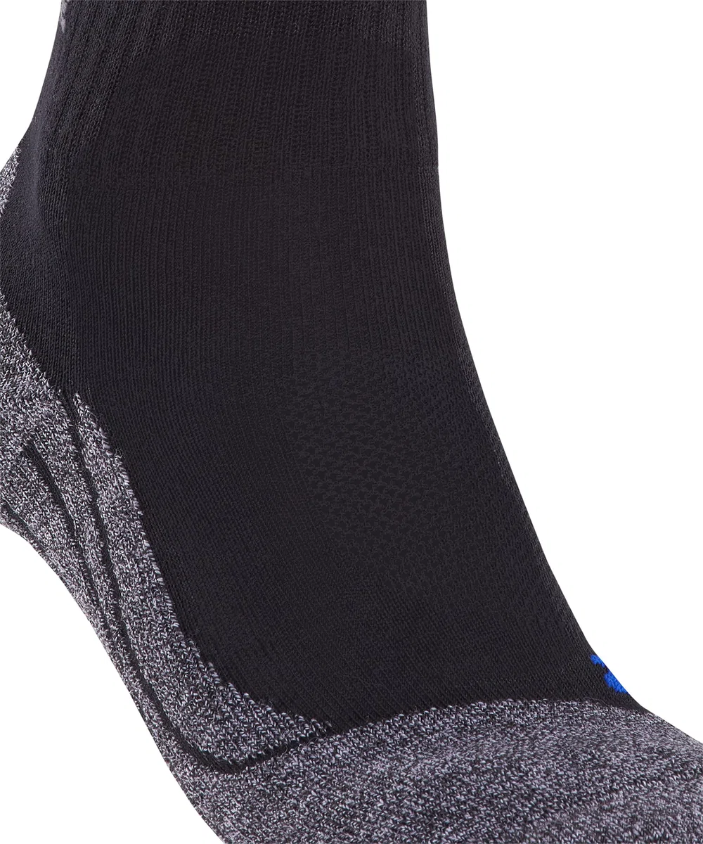 FALKE mujer TK2 Cool Short calcetines para senderismo amortiguación media antiampollas efecto refrescante vegano de corte bajo secado rápido transpirable lyocell hilo funcional 1 par