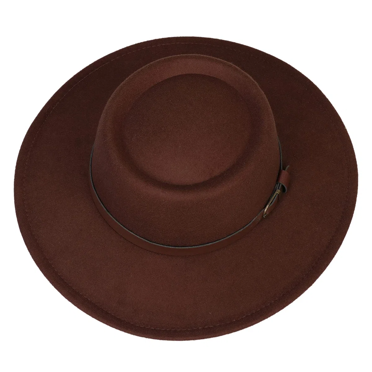 Sombrero de ala ancha vintage Fedora Floppy Sun - Fieltro de lana Playa Princesa Cloche Derby Bowler Iglesia Fiesta Bucket Sombreros