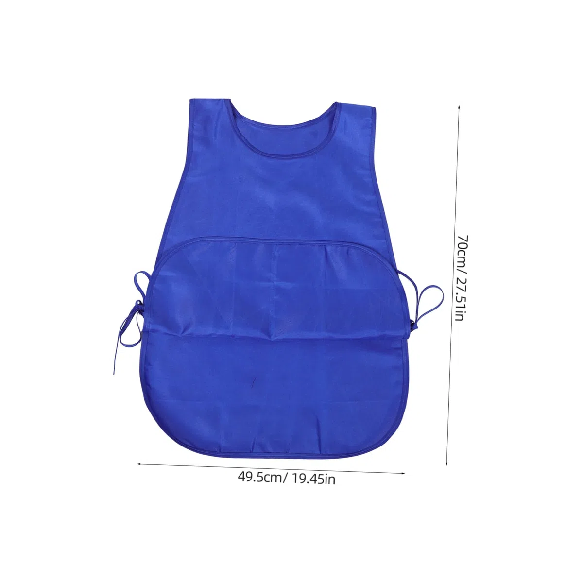 Delantal Unisex Sin Mangas Azul, Tela Duradera, Delantal De Cocina y Peluquería Para Hombre y Mujer, Adecuado Para Limpieza y Trabajo Restaurante, Ajustable y Transpirable