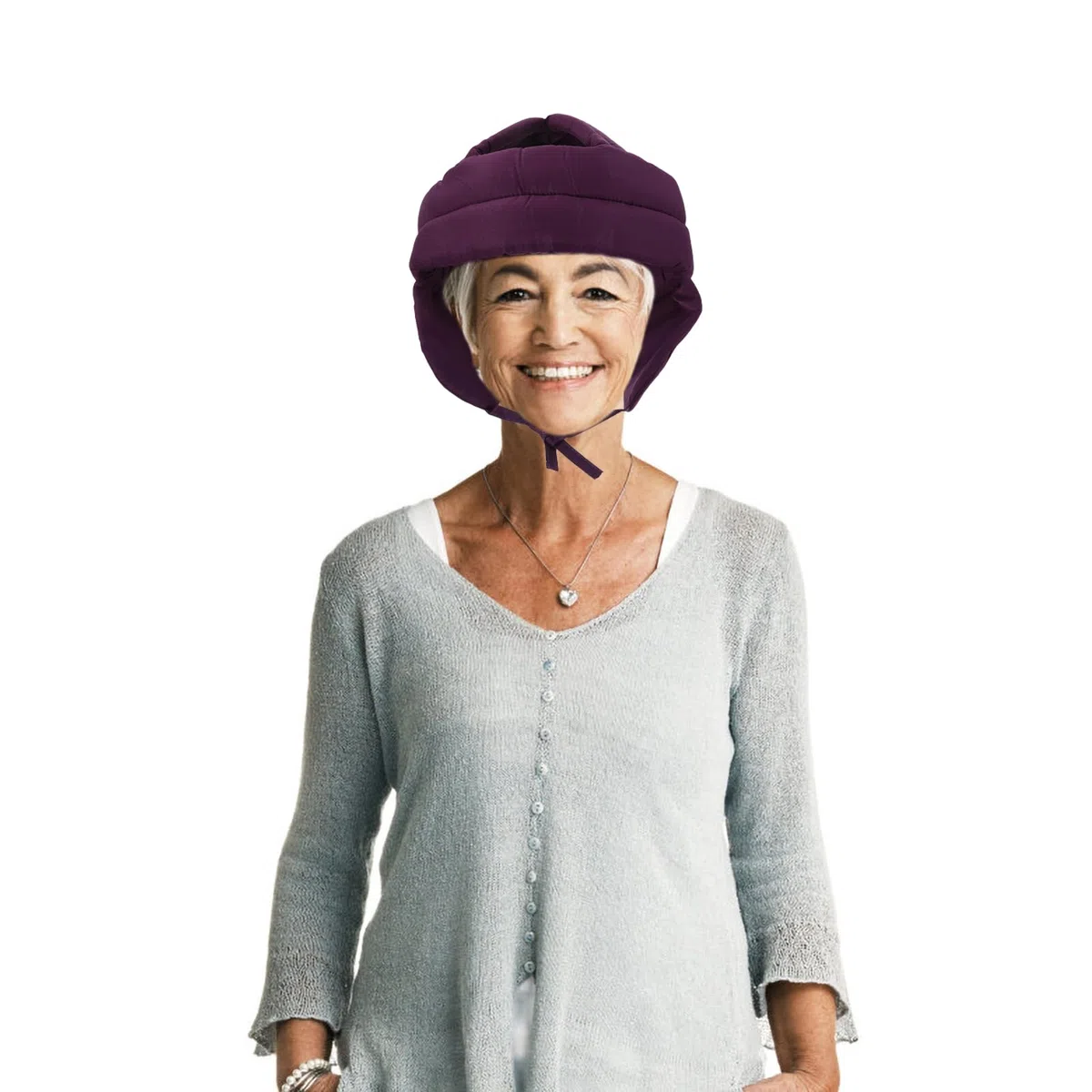 Beavorty Casco Protector Grueso para Adultos Mayores, Gorra Antigolpes Orejeras de Algodón y Cierre Ajustable, Diseñado para Protección en Caminatas y Uso Diario