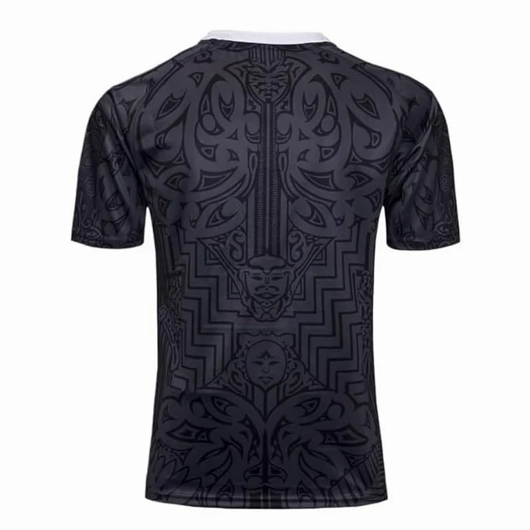 Camiseta de Rugby, Camiseta de Rugby maorí de Nueva Zelanda del 100 Aniversario, Camiseta de fútbol(XL)
