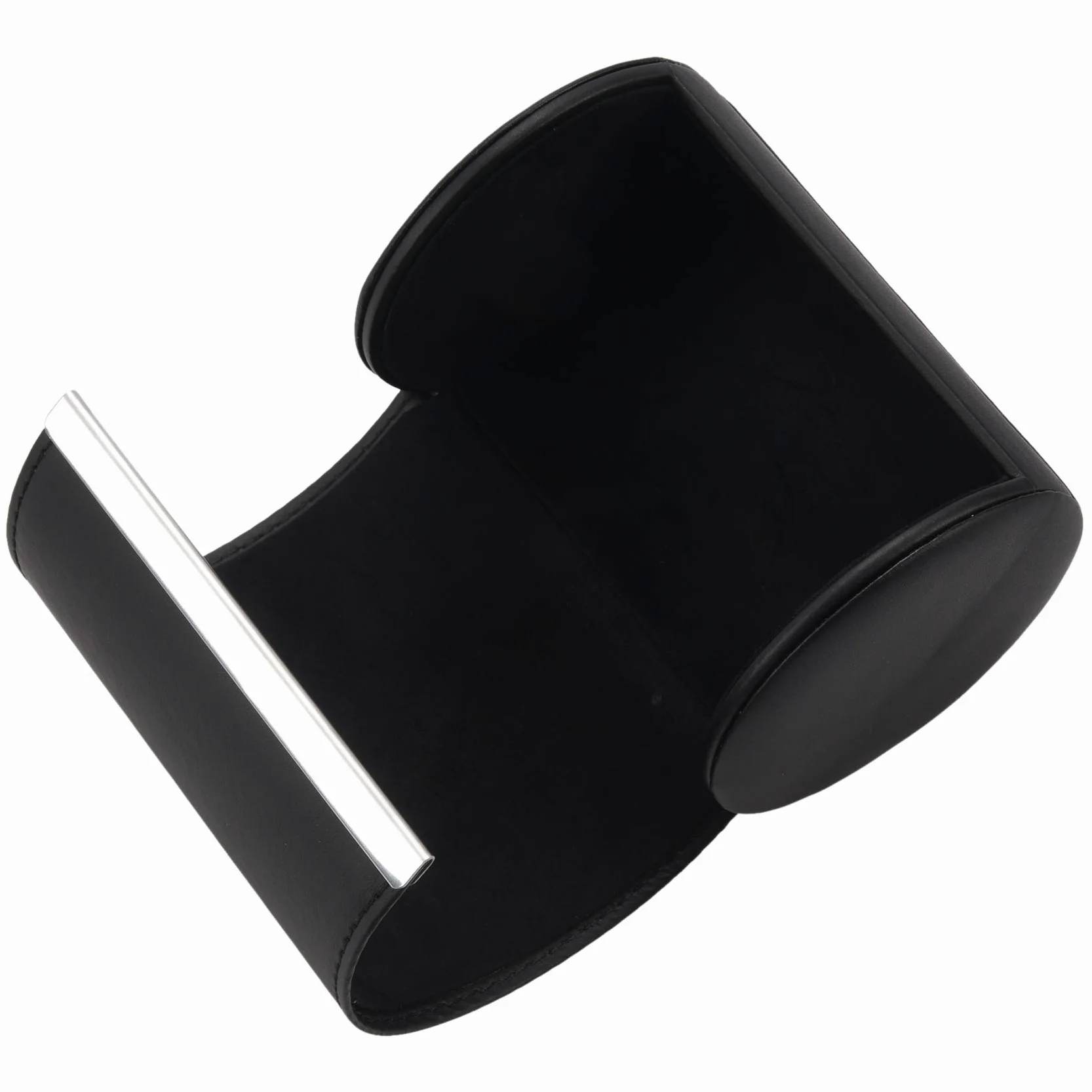 Caja de Almacenamiento de Corbata Negra Caja de Regalo de Viaje Forma del Cilindro