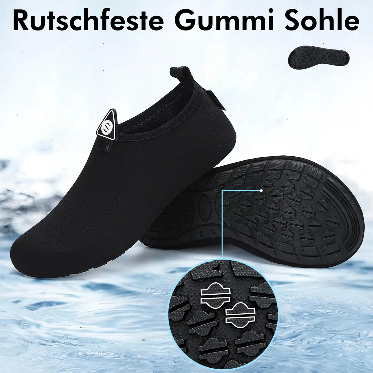 SAGUARO Hombre Mujer Zapatos de Agua Playa Escarpines Zapatillas de Deportes Acuáticos Buceo Surf Snorkel Yoga Piscina Talla 36-47 EU