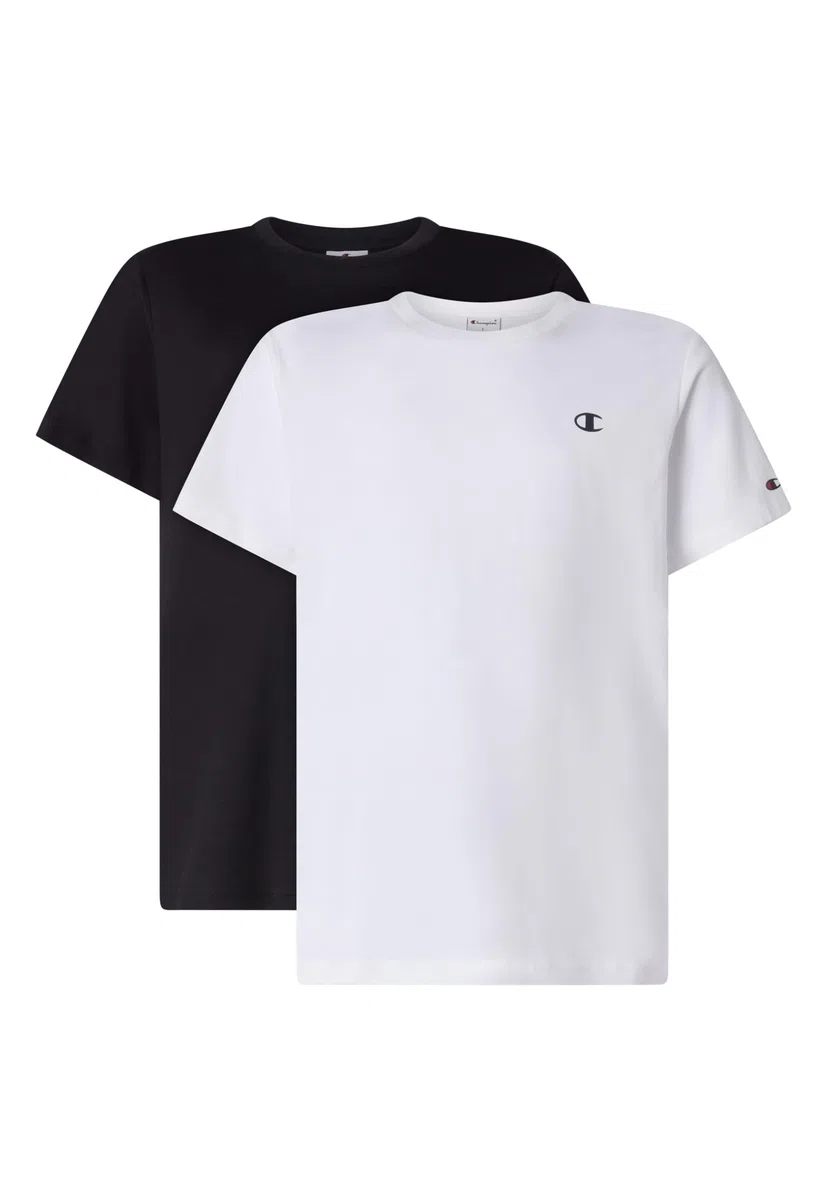 Champion Legacy Champion Basics B - S-s 2-Pack Crewneck Camiseta Niños (Pack de 2)