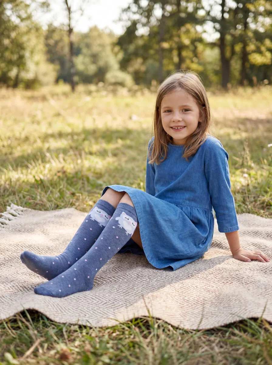 TupTam Calcetines Hasta la Rodilla para Niñas Pack de 3