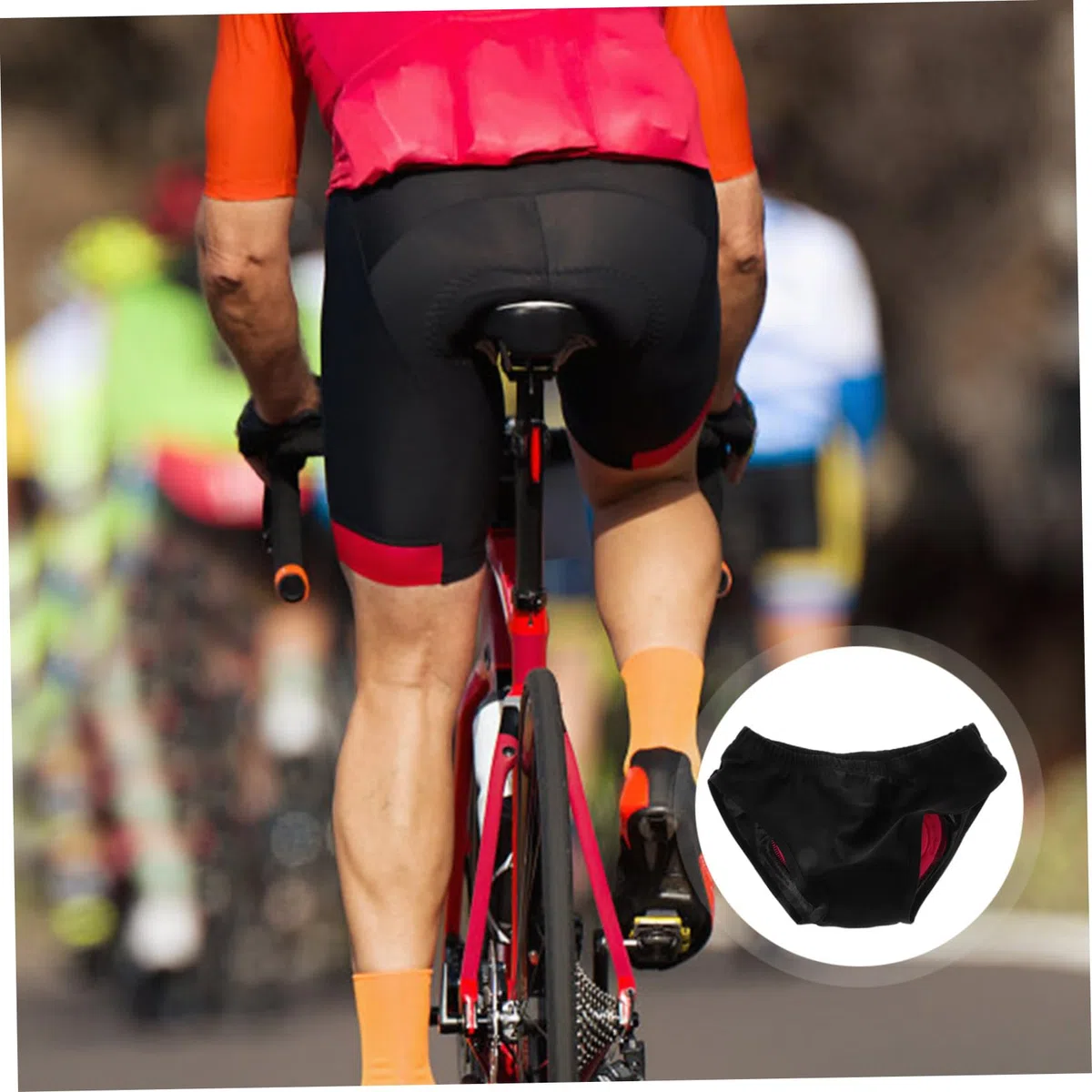 Mikikit Ropa Interior Acolchada para Ciclismo Mujer Fibra Elástica y Diseño Fácil de Limpiar, para Aventuras en Bicicleta de Carretera