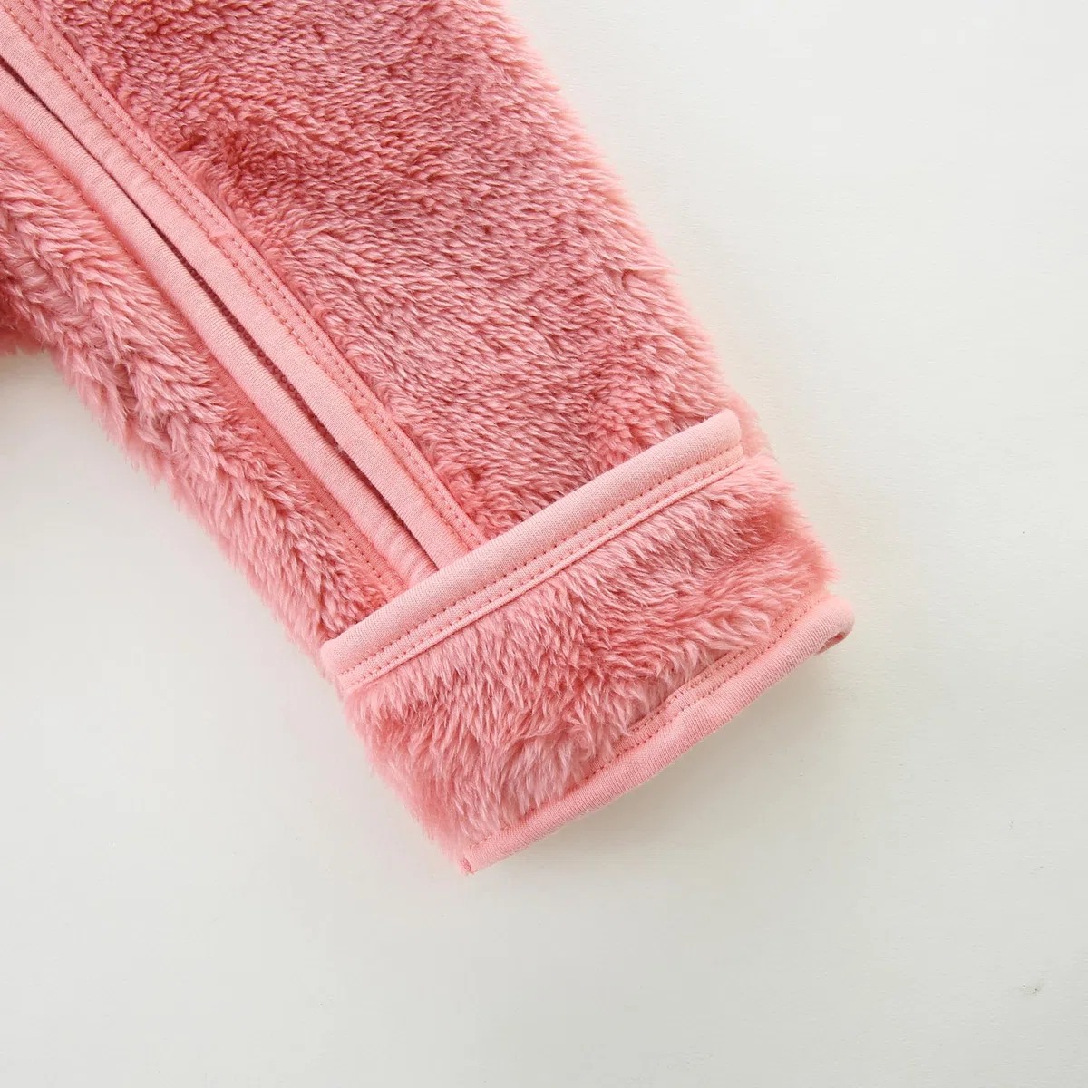 Mono de Lana para bebé recién, Bebé Niños Niñas Mono Vellón Mameluco Bebe con Capucha, Nacido Ropa de Dormir con Orejas para Niñas Niños, Buzo recién Invierno Polar 0-12 Meses