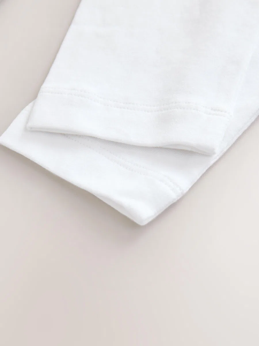 NEXT Niñas Pack de 2 camisetas de manga larga Blanco 9-10 Años
