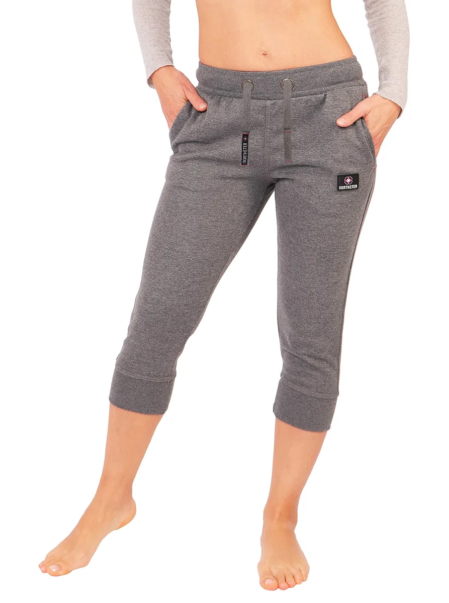 Northster Pantalón deportivo Capri 3/4 para mujer