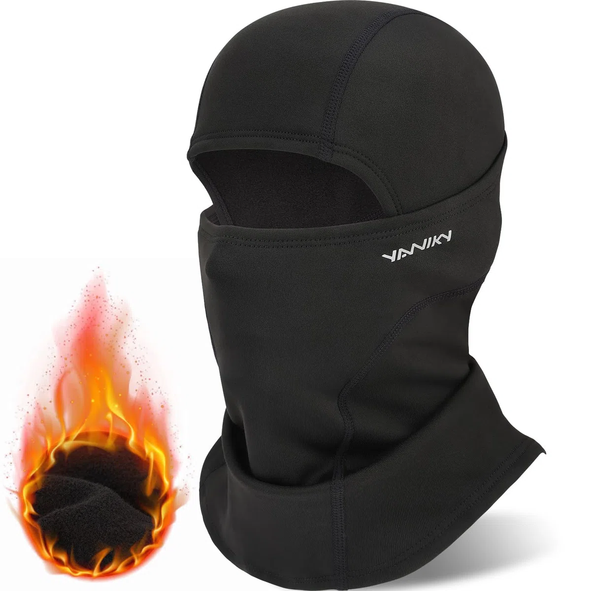 YANIKY Pasamontañas resistente al viento cálida máscara de esquí para bicicleta pasamontañas de invierno para hombre y mujer, máscara facial transpirable para ciclismo, esquí, motocicleta, deportes al