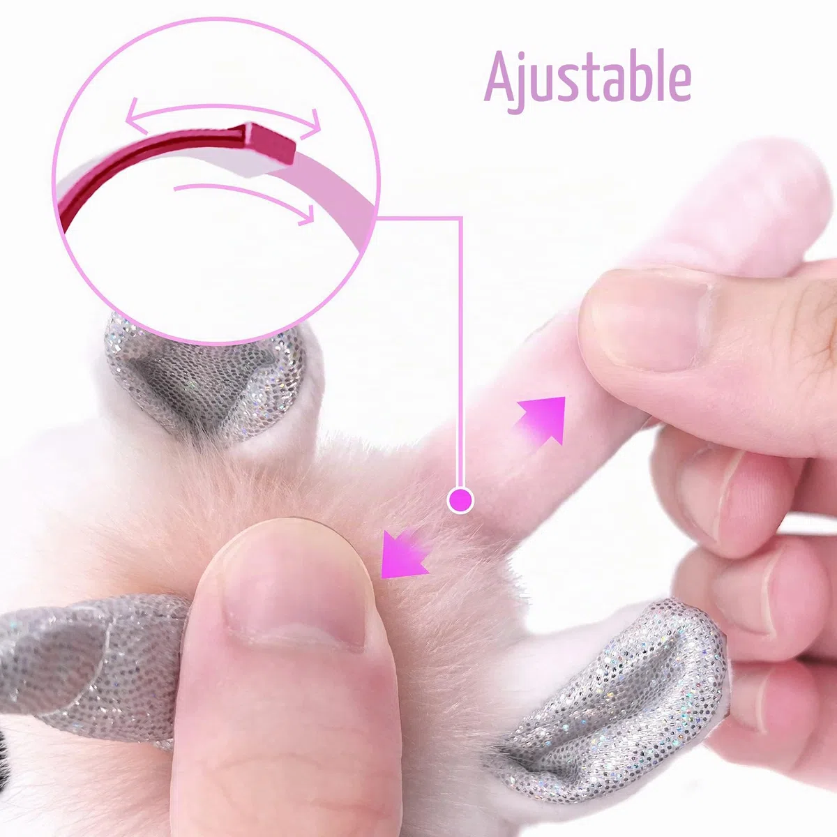 Orejeras Orejeras para Niñas con Diseño de Felpa y Lentejuelas Abatibles