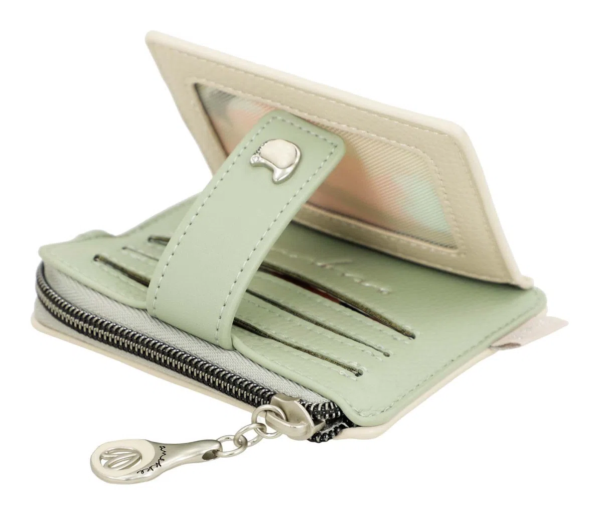 Anekke Tarjetero Pequeño Alma - Diseño Compacto y Funcional | Compartimentos para Tarjetas y Monedas | Medidas: 11x9x2 cm - Complementos Prácticos