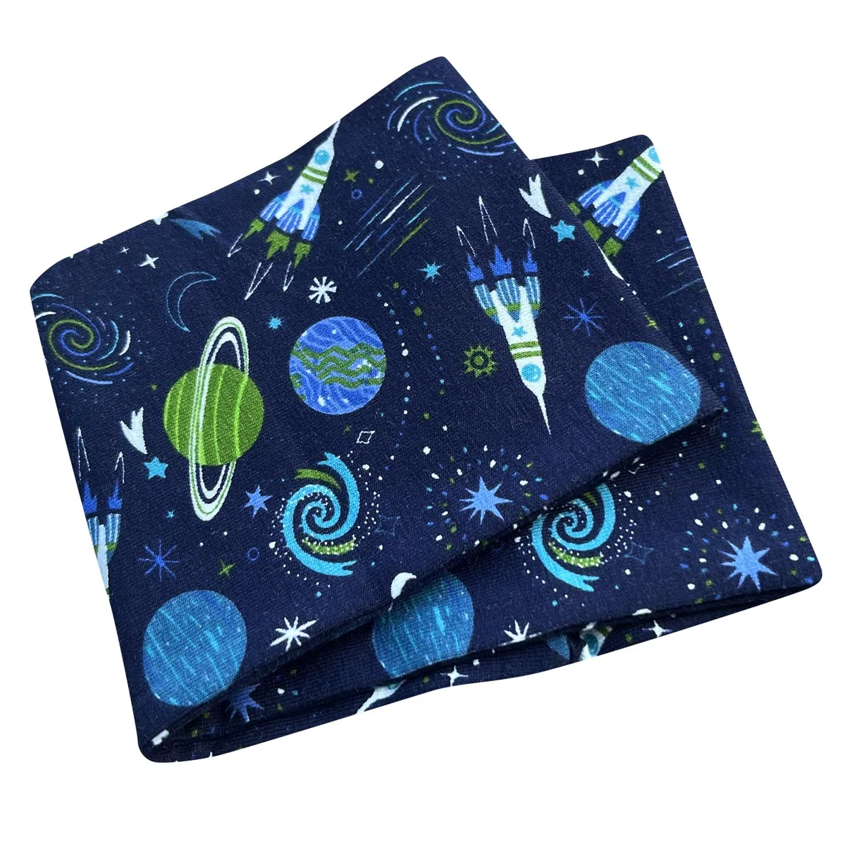 Wollhuhn Cinta elástica para el pelo para niños y niñas, cómoda de algodón, muchos diseños (azul oscuro)
