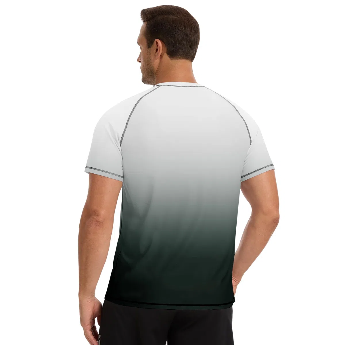 MEETWEE Camiseta Hombre Degradado Anti-UV UPF 50+ Protección Solar Transpirable Secado rápido Ligera elástico 4 direcciones para Senderismo Pesca Playa Verano