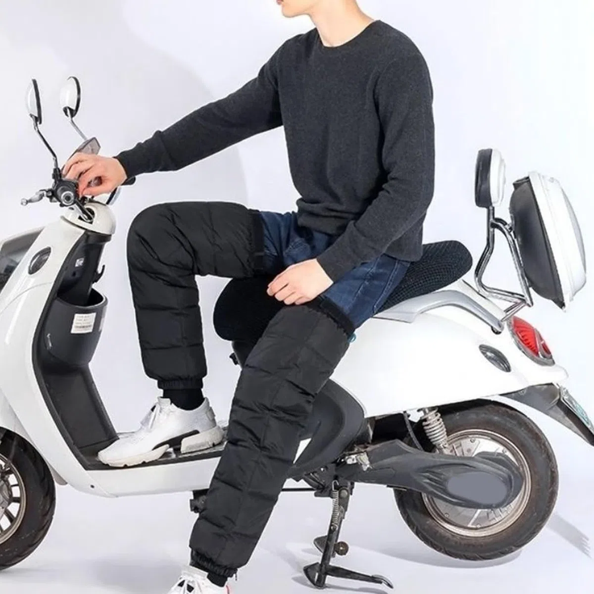 Manga para pierna, impermeable, resistente al viento, protectores de piernas de motocicleta, para motocicleta, esquí, snowboard, ciclismo, deportes al aire libre, bicicleta de invierno