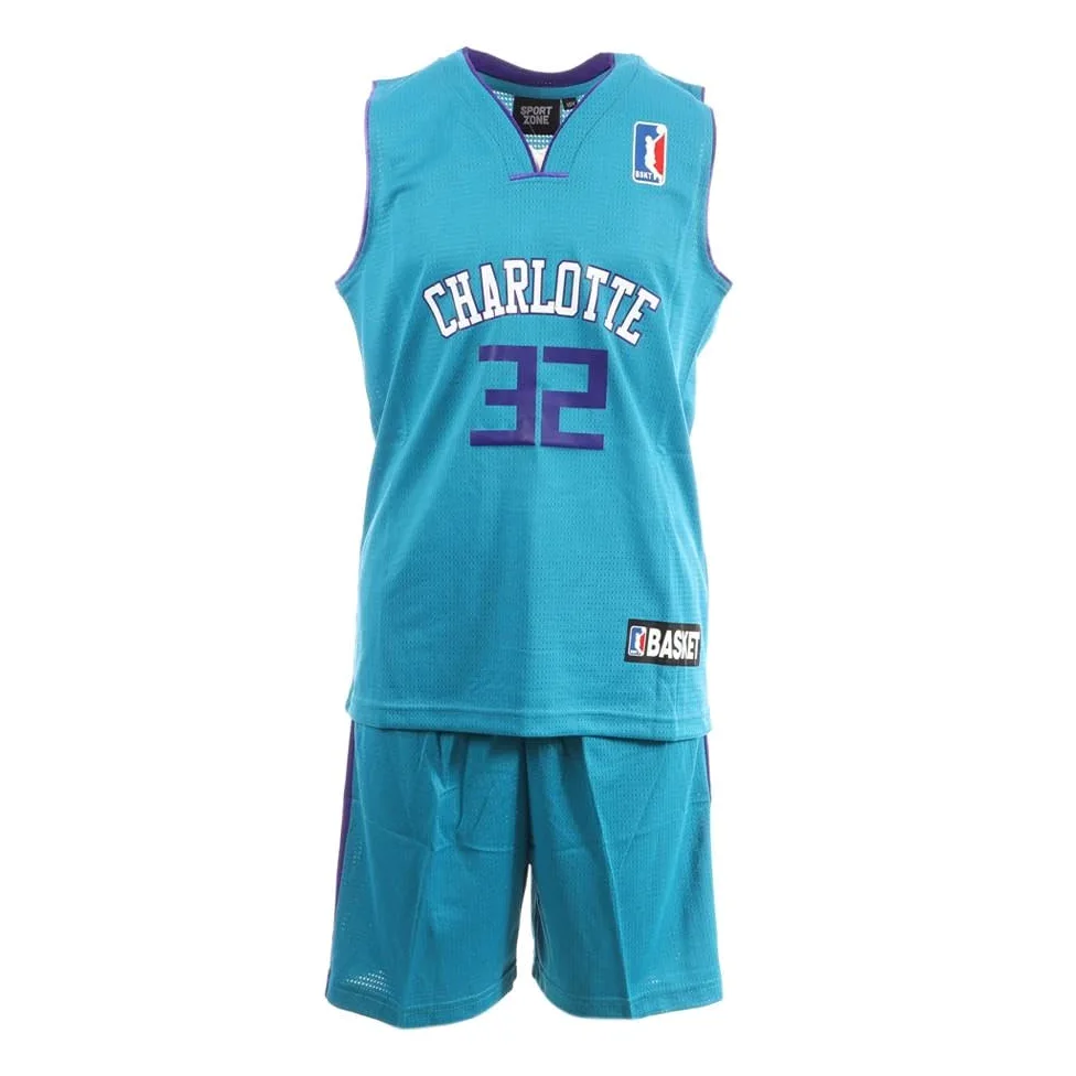 Charlotte - Juego de baloncesto, color azul y blanco