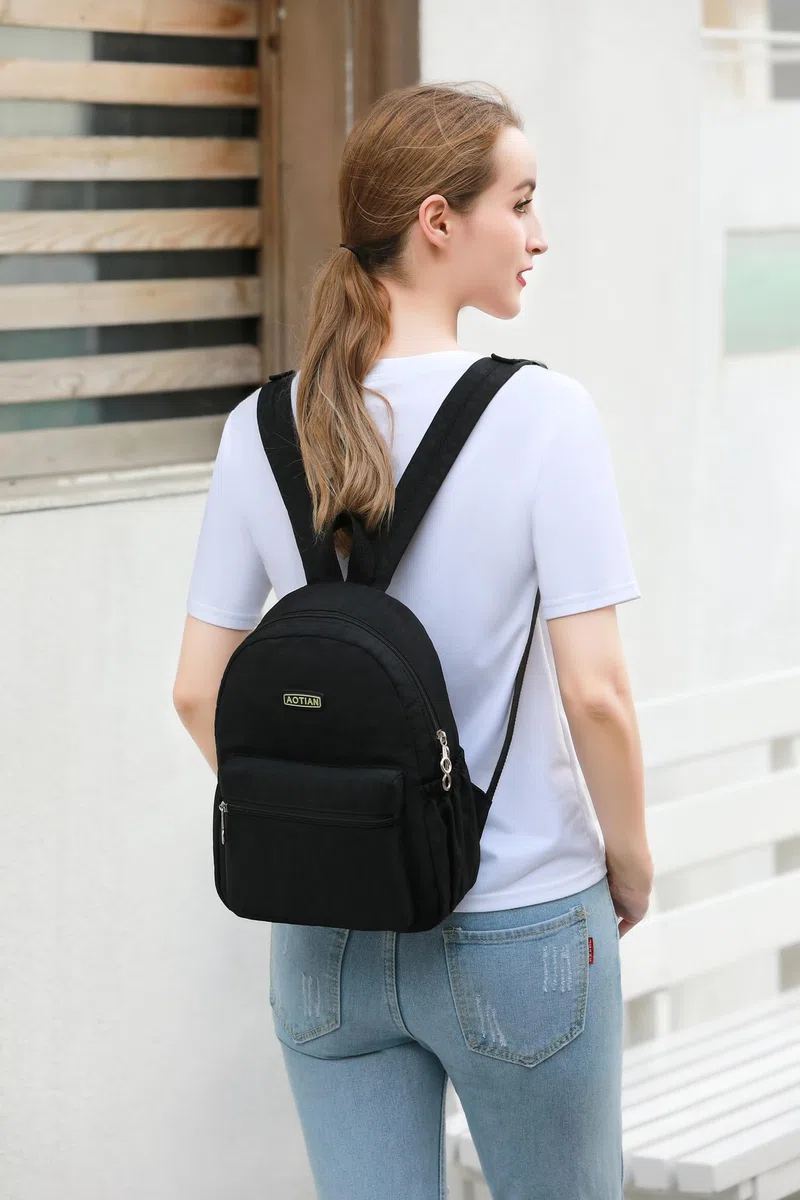 AOTIAN Mujer Mini Mochila Ligero Pequeña Bolsa de Viaje Bolsos Compacta para Casual 7 litros