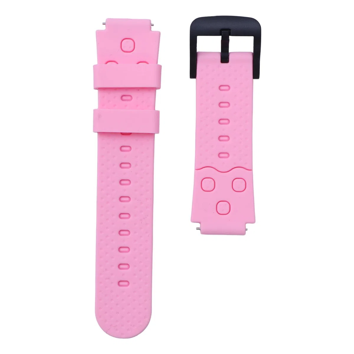Correa de reloj de silicona ajustable de 16 mm de ancho para niños, correa de reloj impermeable de repuesto