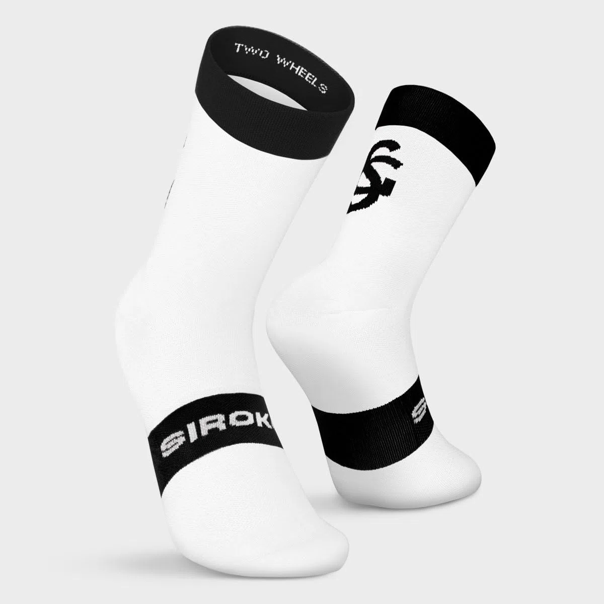 SIROKO Calcetines ciclismo Real Sporting de Gijón x SC S1 Negro Blanco