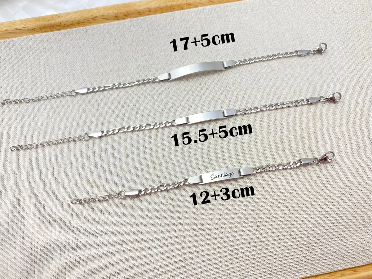 H'Helen Pulsera Personalizable de Acero o Dorado para mujer y hombre,niño y niña Regalo Día del Padre