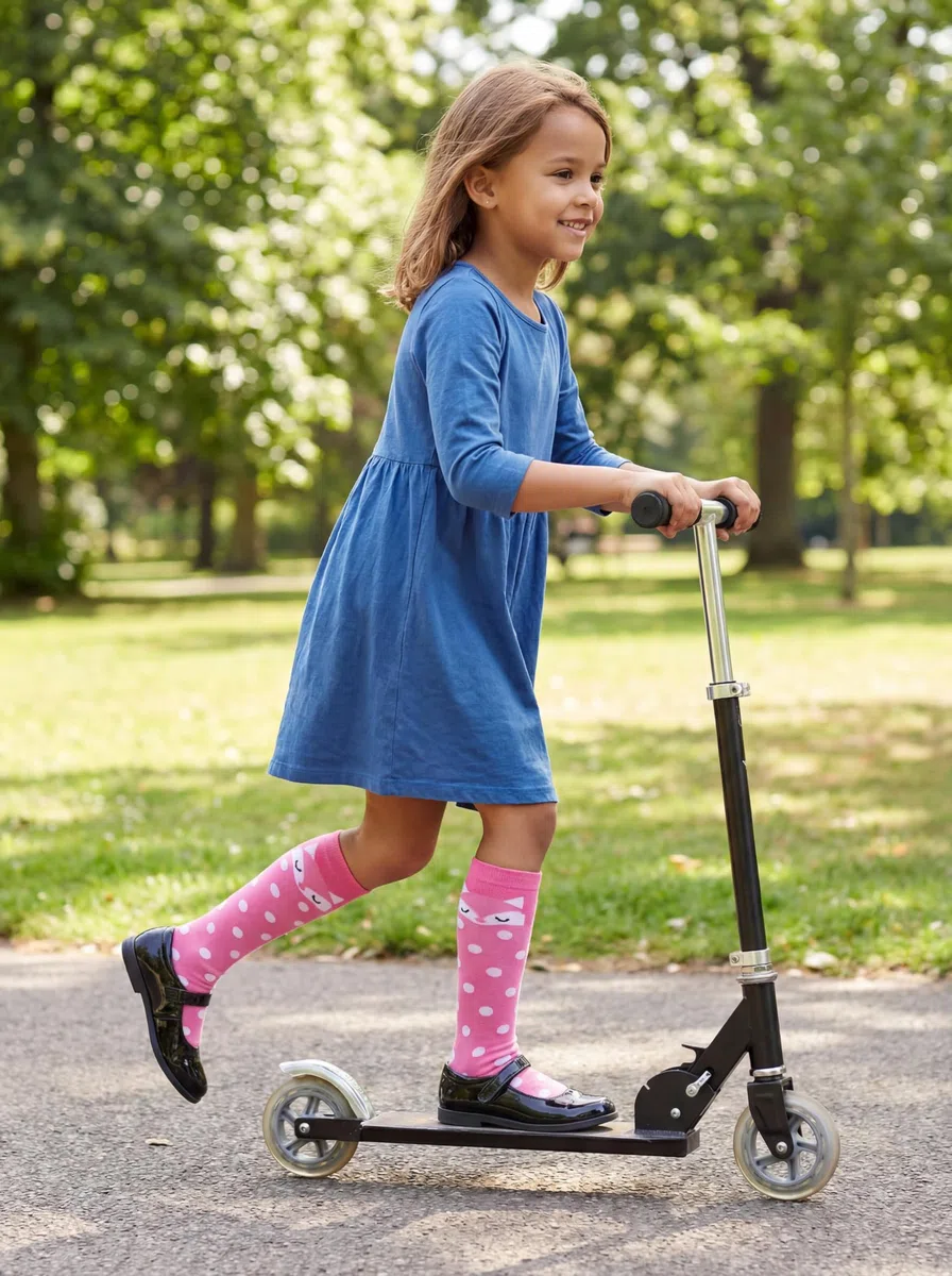 TupTam Calcetines Hasta la Rodilla para Niñas Pack de 3