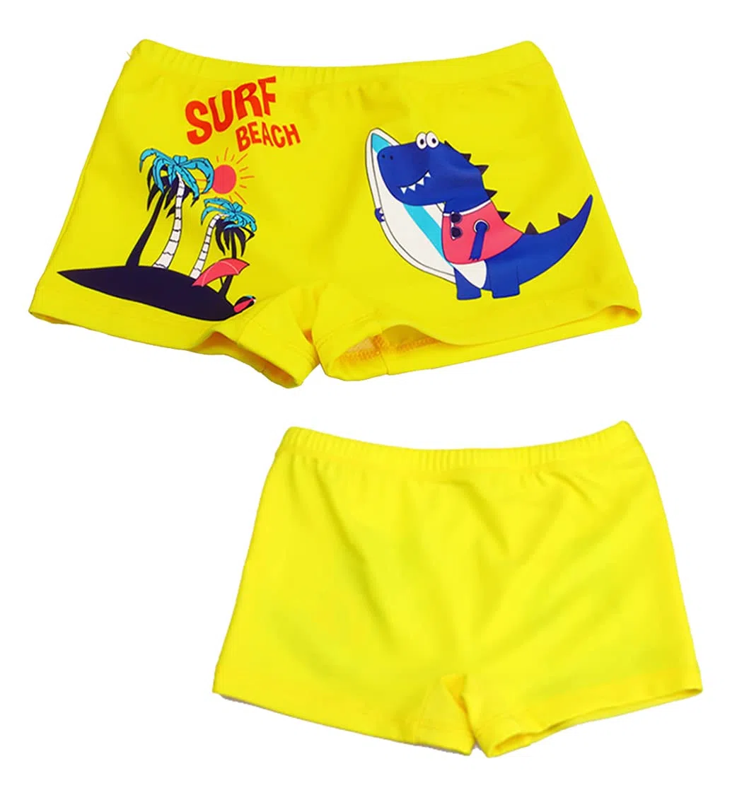 Paquete de 2 Bañadores Cortos niños de 1 a 10 años, Trajes de baño para niños pequeños Lindos Pantalones Cortos de Dinosaurio