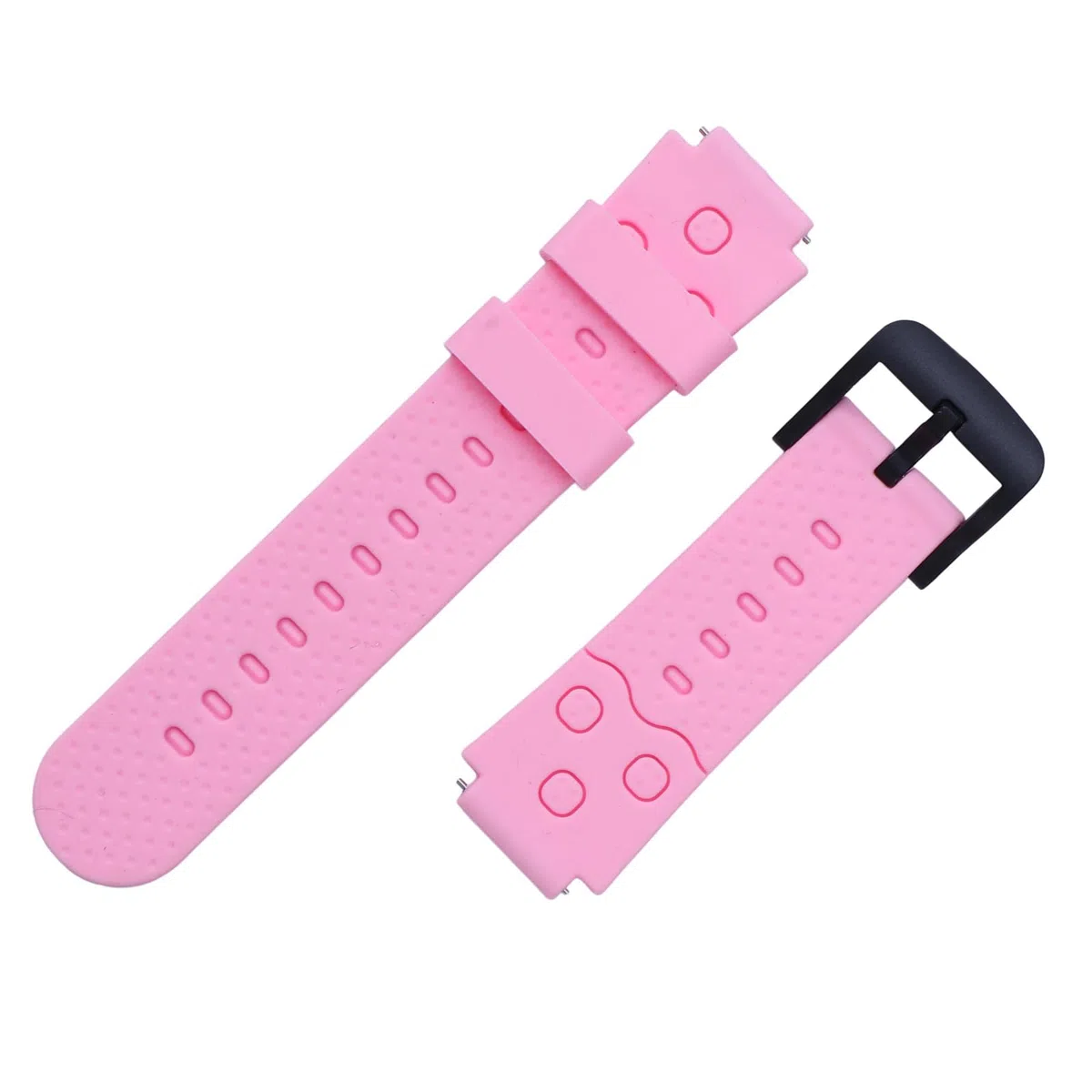 Correa de reloj de silicona ajustable de 16 mm de ancho para niños, correa de reloj impermeable de repuesto