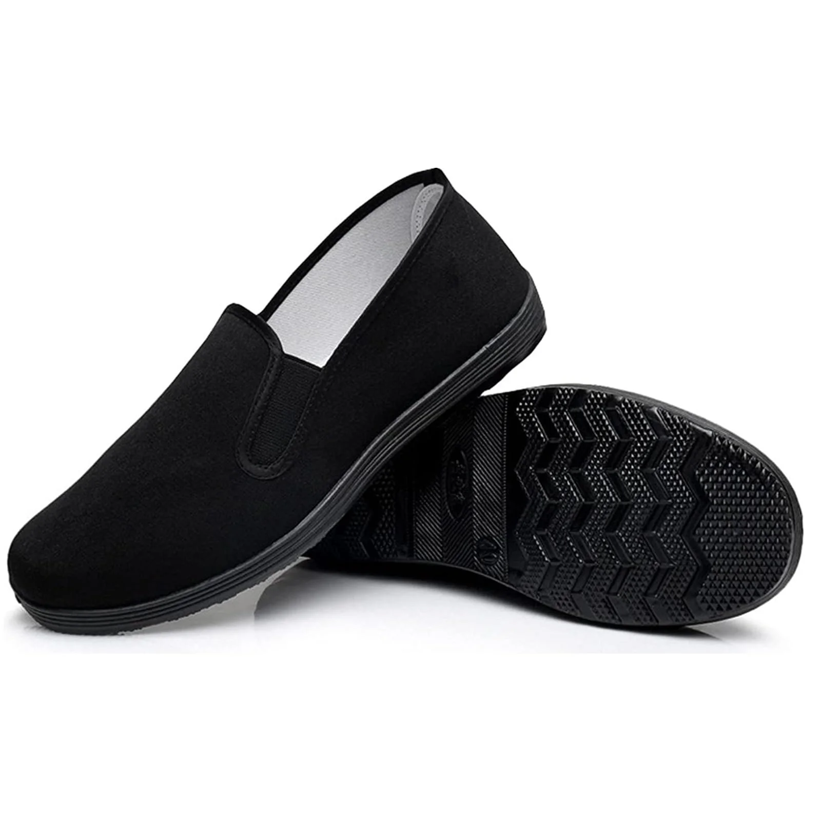 Zapatos Kung Fu Canvas Calzado Tai Chi Wushu Gongfu de Lona para Artes Marciales Chinas Tradicionales Zapatillas Unisex Flexible