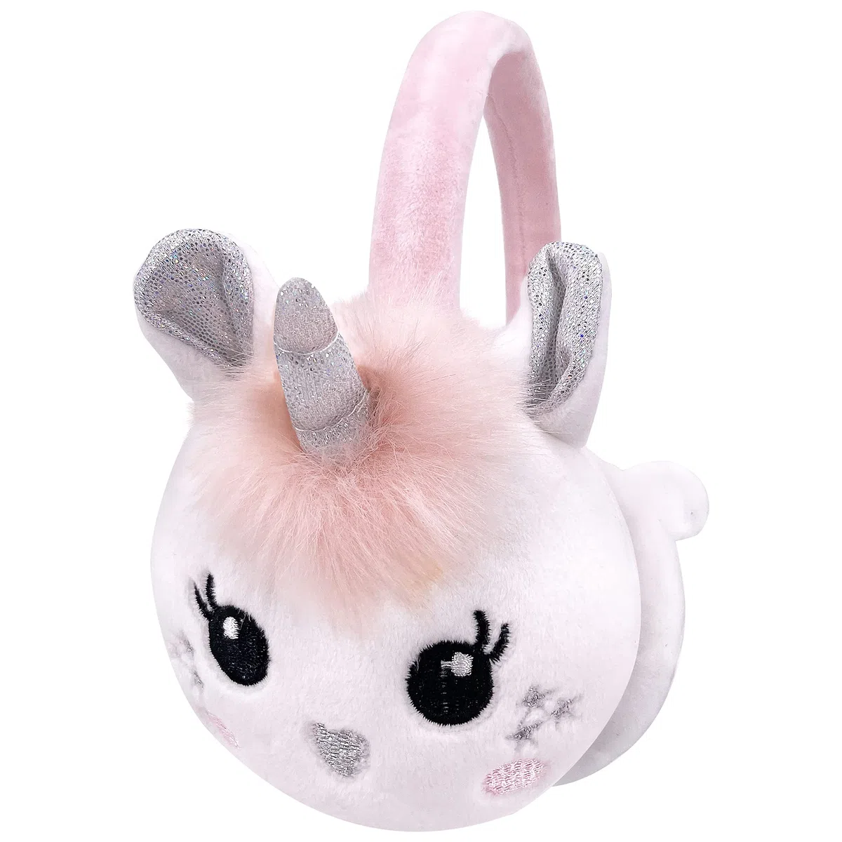 Orejeras Orejeras para Niñas con Diseño de Felpa y Lentejuelas Abatibles
