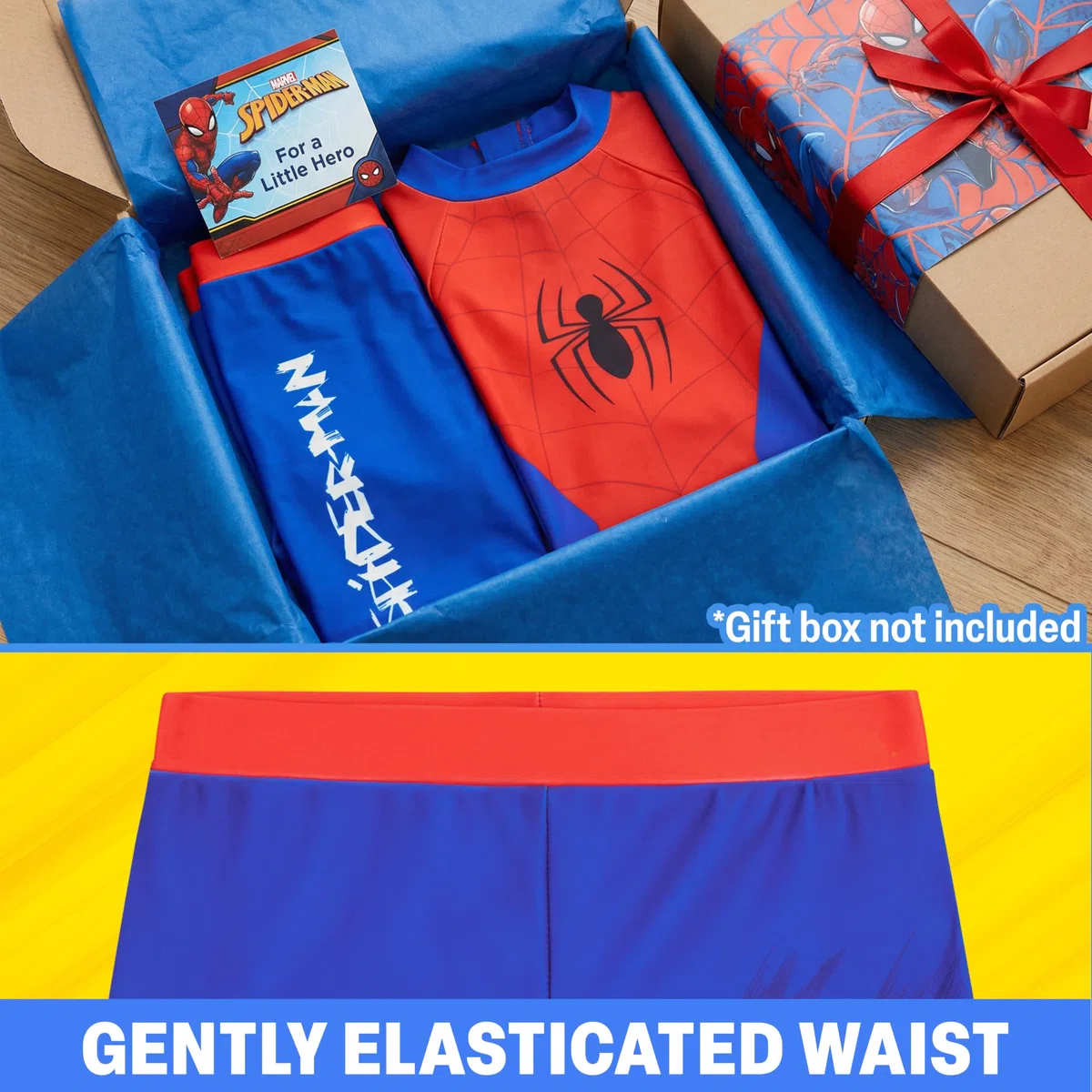 Spiderman | Hot Wheels | Minions Conjunto Niño 2 Piezas Bañador Boxer y Camiseta Rashguard, Ropa Niño Piscina Vacaciones