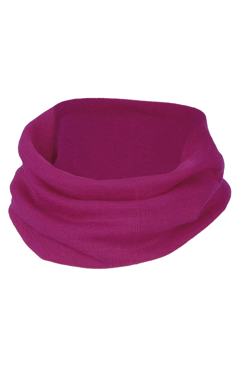 Engel Natural, Pañuelo tubular para niños, 70% lana (kbT), 30% seda. frambuesa talla única