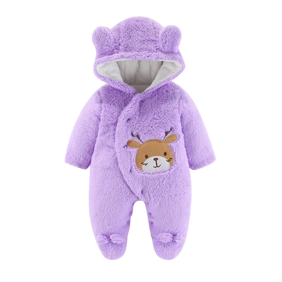 Ropa de invierno para bebé y niña, traje de nieve, mono para recién nacido, mono de forro polar, abrigo con capucha, ropa para niñas