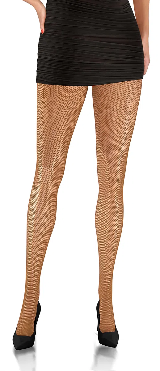 Sesto Senso 2 pares de Medias de Rejilla de Malla Pequeño Para Mujer Parte de Bragas de Rejilla de Cintura Alta