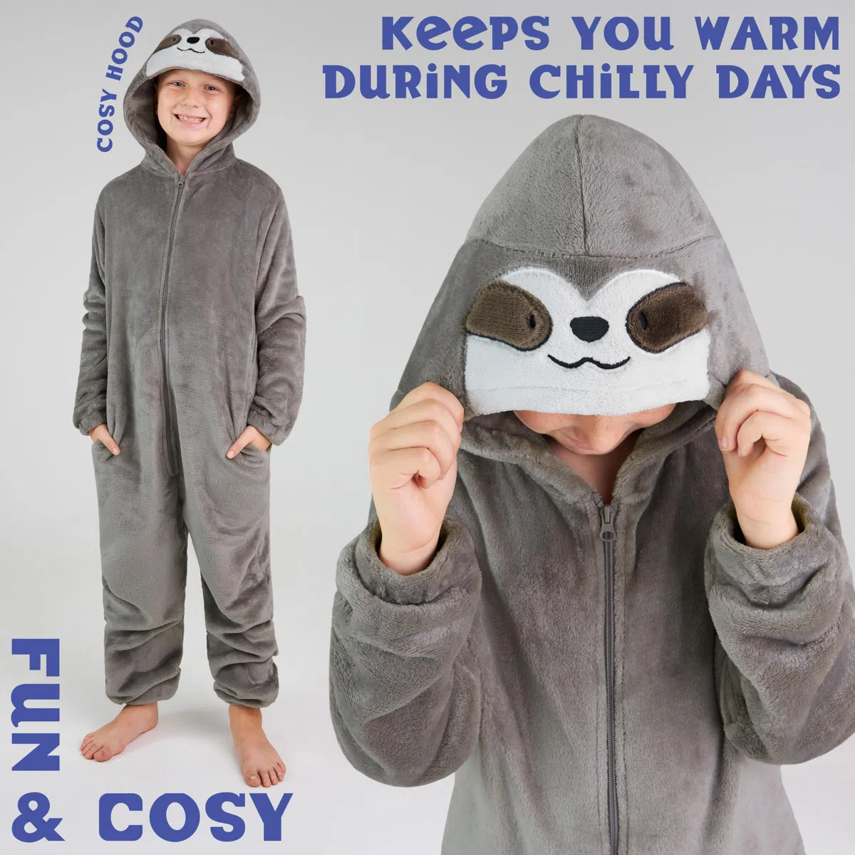 CityComfort Pijamas de Una Pieza Niño Niña 4-14 Años