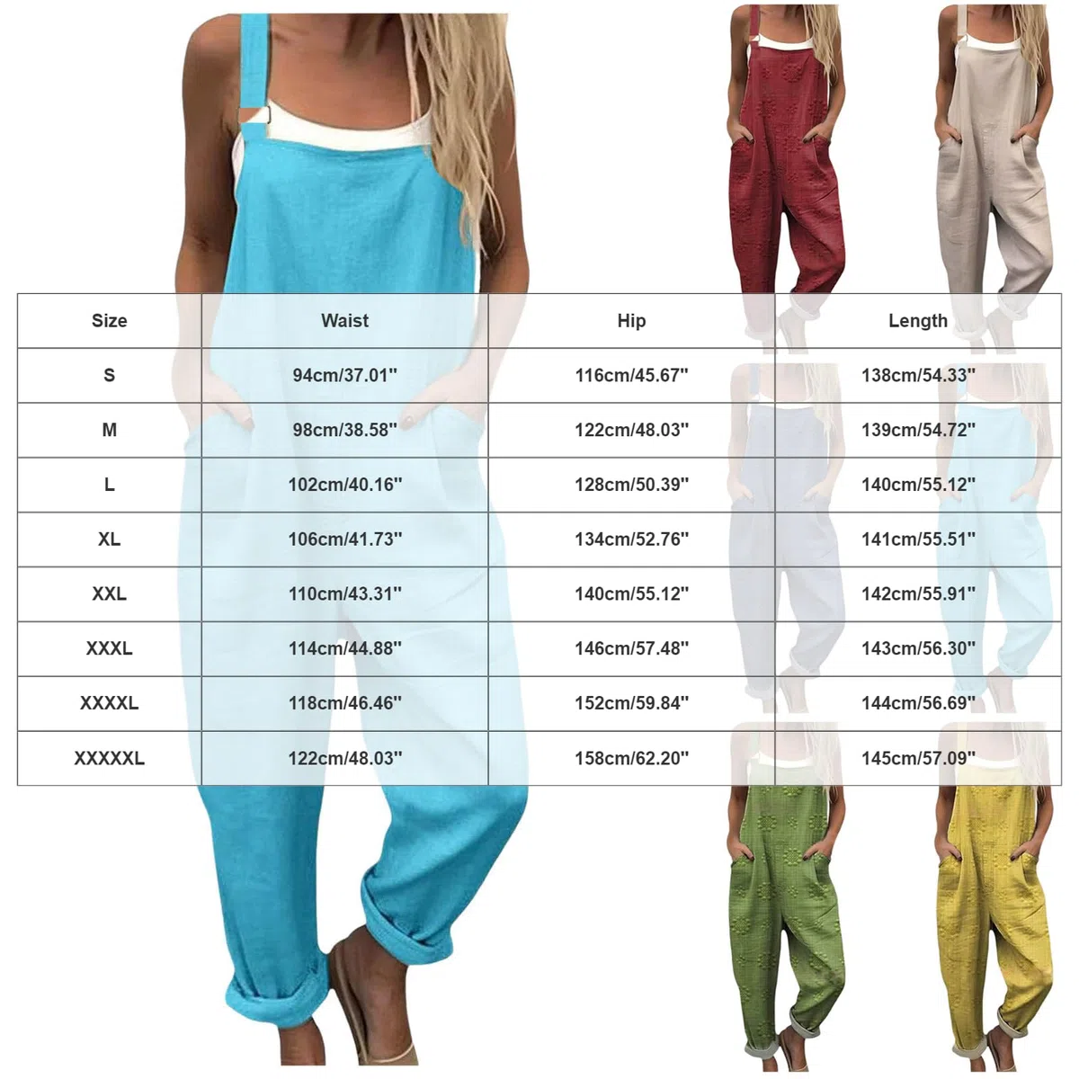 Petos mono largo mujer verano tejido algodón y estampado floral artístico sin mangas peto holgado pernera ancha con bolsillos prácticos correas ajustables corte suelto para playa vacaciones y rutina