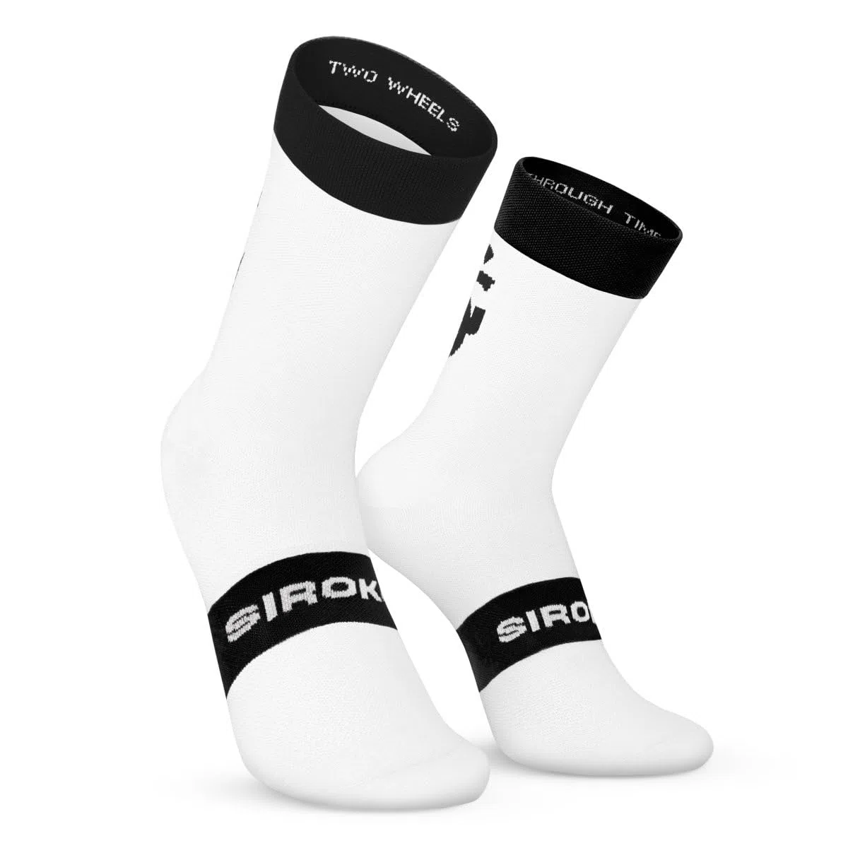 SIROKO Calcetines ciclismo Real Sporting de Gijón x SC S1 Negro Blanco