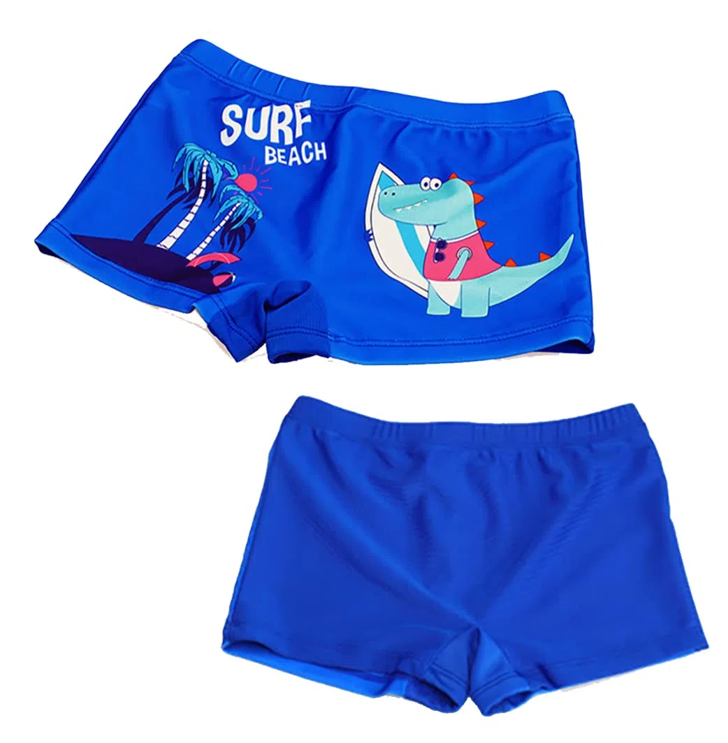 Paquete de 2 Bañadores Cortos niños de 1 a 10 años, Trajes de baño para niños pequeños Lindos Pantalones Cortos de Dinosaurio