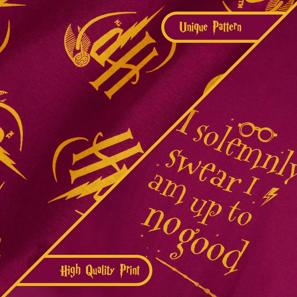 Harry Potter Pijamas Niña Verano, Conjunto de Pijamas para Niñas 2 Piezas, Pijama de Manga Corta, Ropa Verano para Niñas y Adolescentes 7-14 Años Algodón