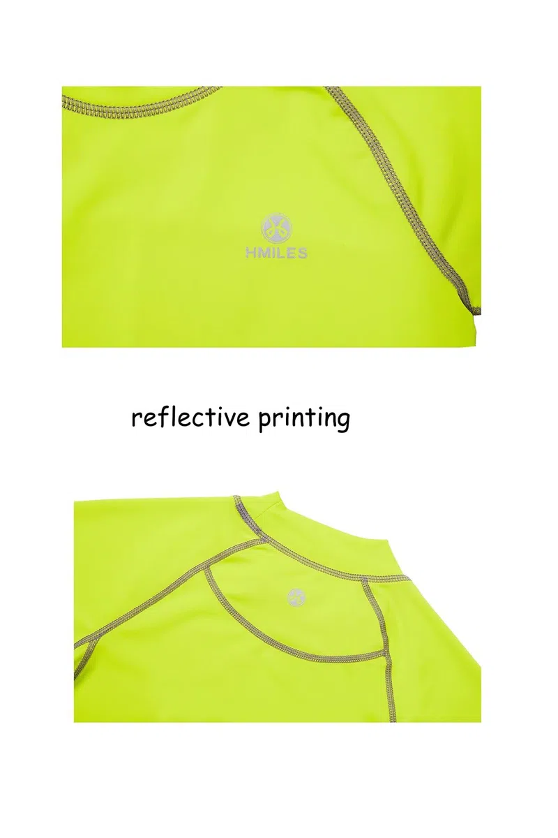 HMILES Short-Sleeve Rash Vest Kids - UPF Boys Girls Rash Guards Swim Top Quickdrying Childs Surf Shirt Wet Top Beach Water Sports Swimwear