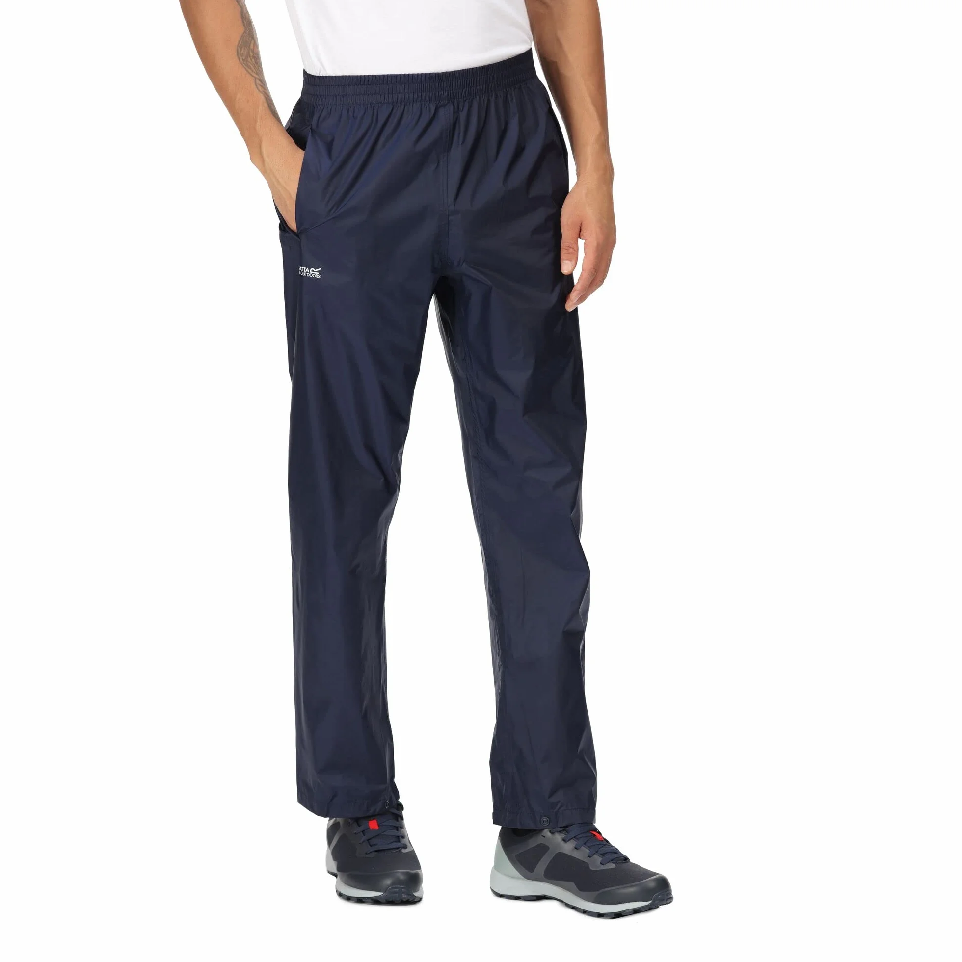 Regatta Pantalón Packaway Ligero, Impermeable Y Transpirable - Pantalones Hombre